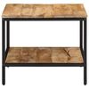 vidaXL Coffee Table 55x55x45 cm Solid Rough Wood Mango