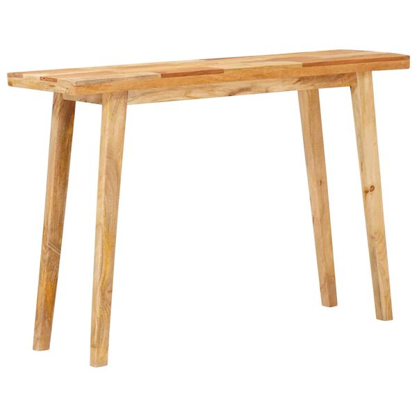 vidaXL Dinning Table Natural 100 x 35 x 75 cm Solid Mango Wood