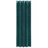 vidaXL Blackout Curtains 2 pcs Dark Green 140 x 260 cm Velvet