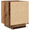 vidaXL Bedside Cabinet 2 pcs Old Wood 45 x 40 x 55 cm Engineered Wood
