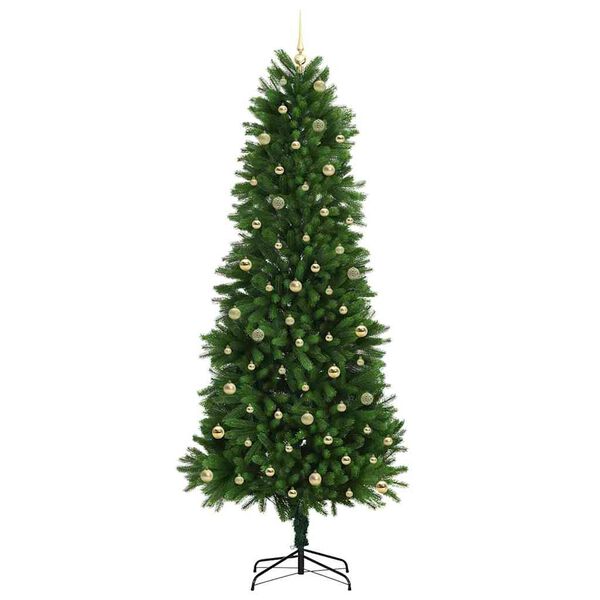 vidaXL Christmas Tree with 300 LEDs with Stand Green 240 cm PE