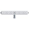 vidaXL Shower Drain Line Design with 360&deg; Siphon Silver 70 cm