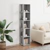 vidaXL Corner Cabinet Grey Sonoma 33x33x164.5 cm Engineered Wood