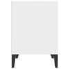 vidaXL Bedside Cabinet White 40x35x50 cm