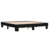 vidaXL Bed Frame without Mattress Black 180x200 cm Super King