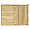 vidaXL Garden Bike Shed 232x110x170 cm Impregnated Pinewood