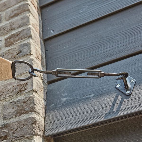 Livin'outdoor Fasteners Shade Cloth Triangle Black