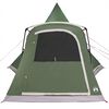 vidaXL Teepee Tent with Roof with Storage Green 545 x 450 x 295 cm