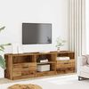 vidaXL TV Cabinet Old Wood 150x33.5x45 cm Engineered Wood