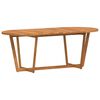 vidaXL 7 Piece Garden Dining Set Solid Wood Acacia