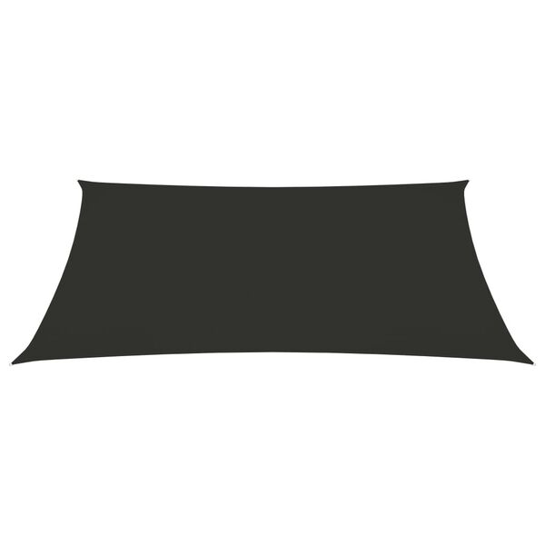vidaXL Sunshade Sail Oxford Fabric Trapezium 2/4x3 m Anthracite