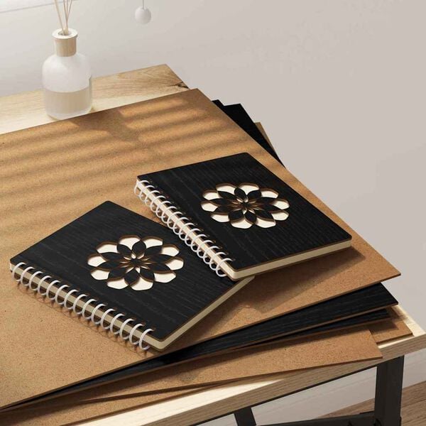 vidaXL Decor Panels 12 pcs Black Oak 40 x 60 x 0.27 cm Engineered Wood