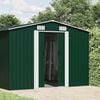 vidaXL Garden Shed Green 257x990x181 cm Galvanised steel