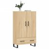 vidaXL Highboard Sonoma Oak 69.5x31x115 cm Engineered Wood