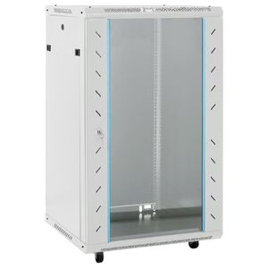 vidaXL 18U Network Cabinet with Swivel Feet 19" IP20 60x60x100 cm