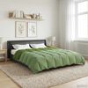 vidaXL Winter Duvet Quilted Green 200 x 200 cm Microfiber