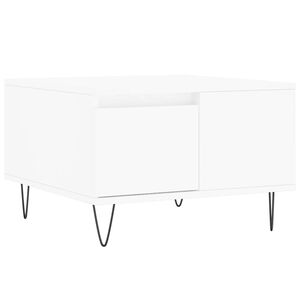 vidaXL Coffee Table White 55x55x36.5 cm Engineered Wood
