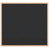 vidaXL Chalkboard with Solid Pine Wood Frame Black 60x55 cm