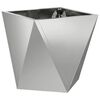 vidaXL Planter 2 pcs Silver 30 x 30 x 30 cm Galvanised Steel