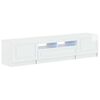 vidaXL LED TV Cabinet UTRECHT 3 pcs High Gloss White Engineered Wood