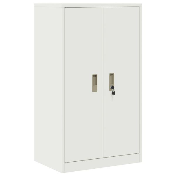 vidaXL Storage Cabinet White 60 x 40 x 105 cm Cold-Rolled Steel