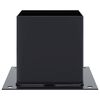 vidaXL Post Bases Square 4 pcs Anthracite 141x141 mm Powder-coated Steel