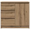 vidaXL Sideboard with Drawer Artisan Oak 71x35x65 cm Engineered Wood