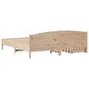 vidaXL Bed Frame without Mattress 180x200 cm Super King Solid Wood Pine