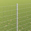 vidaXL Fence with Post Silver 1.5 x 10 m Steel