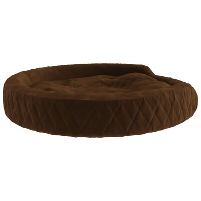 vidaXL Dog Bed Brown 70x55x23 cm Plush