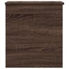 vidaXL Storage Box Brown Oak 40x42x46 cm Engineered Wood
