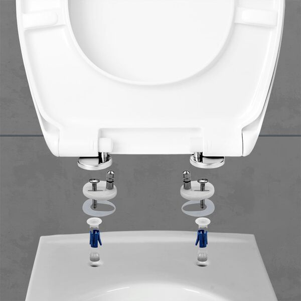CORNAT Toilet Seat with Soft-close PREMIUM 2 Duroplast White