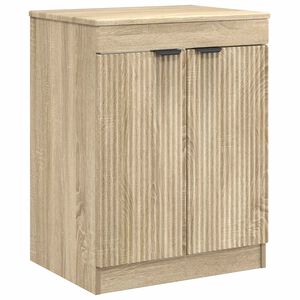 vidaXL Bathroom Cabinet Sonoma Oak 54 x 41 x 70 cm Engineered Wood