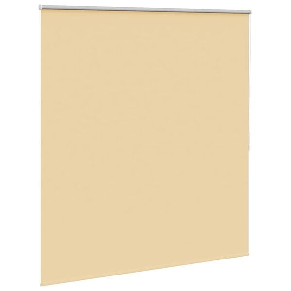 vidaXL Roller blind blackout 164.4x175 cm Fabric Width 160 cm beige