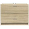vidaXL Sink Cabinet Sonoma Oak 78x37x59 cm Engineered Wood