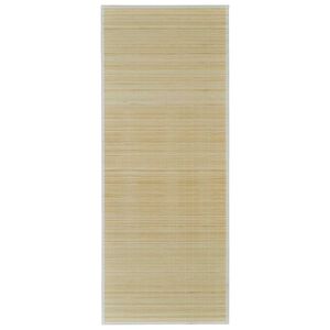 Rectangular Natural Bamboo Rug 150 x 200 cm