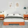 vidaXL Bed Frame Brown 140 x 200 cm