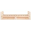 vidaXL Kids Bed Frame with Drawers 90x190 cm Solid Wood Pine