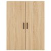 vidaXL Highboard Sonoma Oak 69.5x34x180 cm Engineered Wood