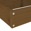 vidaXL Garden Planter 4-Tier 106x104.5x36 cm Honey Brown Solid Wood Pine