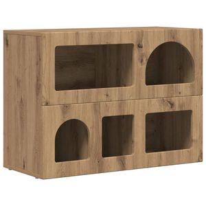 vidaXL Sideboard Artisan Oak 80.5 x 35 x 59 cm Engineered Wood