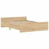 vidaXL Bed Frame without Mattress Sonoma Oak 160x200 cm