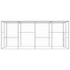 vidaXL Cat Cage 6x3x2.5 m Galvanised Steel