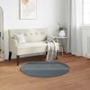 vidaXL Faux Rabbit Fur Rug Olite Anthracite &Oslash; 80 cm Polyester