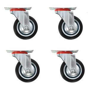 vidaXL Swivel Casters 4 pcs 75 mm