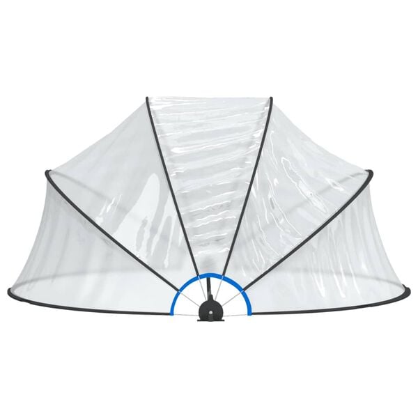 vidaXL Pool Dome Round 315x158 cm PVC