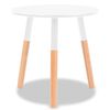 vidaXL Side Table Set 2 Pieces Solid Pinewood White