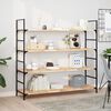vidaXL Floating Shelves 2 pcs 140x40x2 cm Untreated Solid Wood Acacia