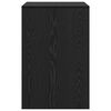 vidaXL Desk Black oak 60 x 50 x 76 cm Engineered wood