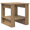 vidaXL Coffee Table Artisan Oak 51 x 50 x 50 cm Engineered Wood